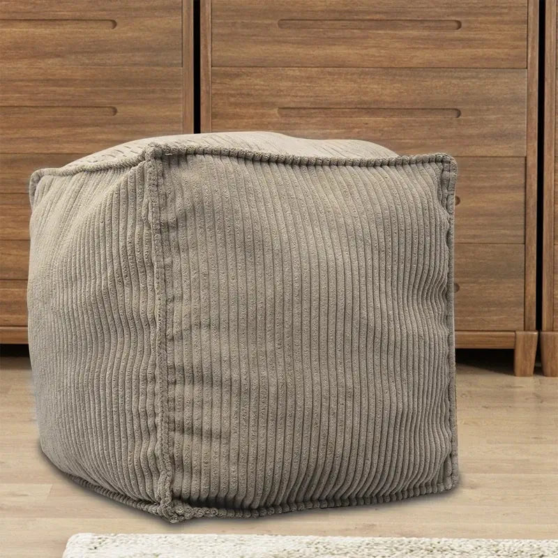 collection de pouf carre en velours